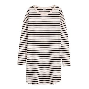 H&M Basics Striped Jersey Dress
